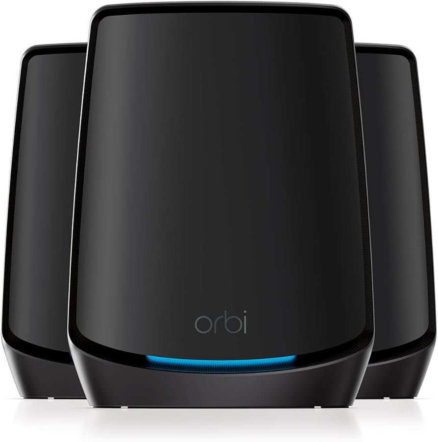 Amazon.com: NETGEAR Orbi Tri-Band WiFi 6 Mesh System (RBK863SB