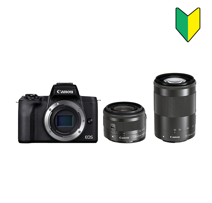 レンタル] Canon EOS kissM2 ダブルレンズキット｜ミラーレス一眼カメラ