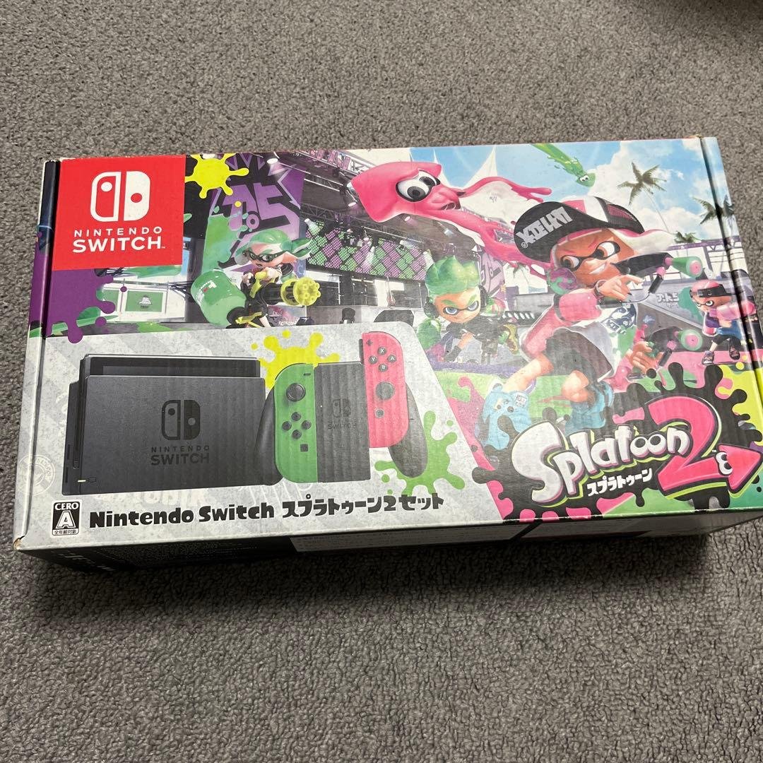 Nintendo Switch Splatoon 2モデル　ソフトなし スプラトゥーン2』順次予約開始！ イカした色のJoy-Conが入った