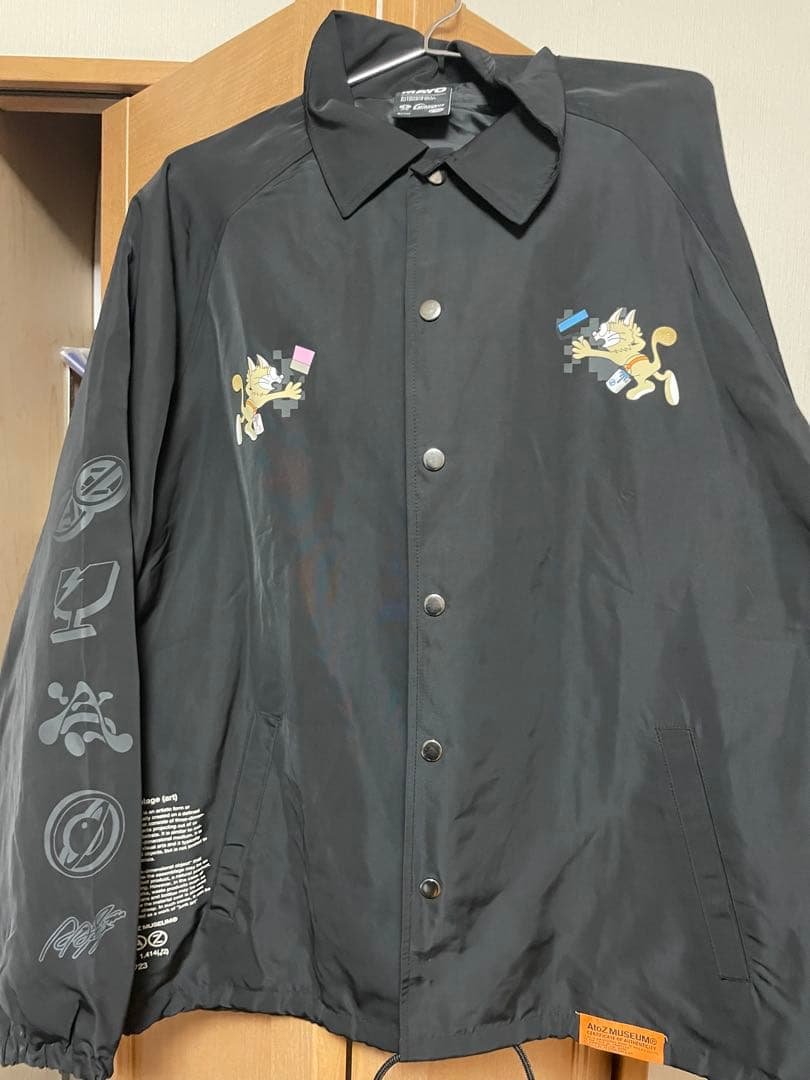 AtoZ MUSEUM ZTMY 5 ジャケット 黒 A2Z™ ZTMY 5th PAINT COACH JACKET - ZUTOMAYO MART