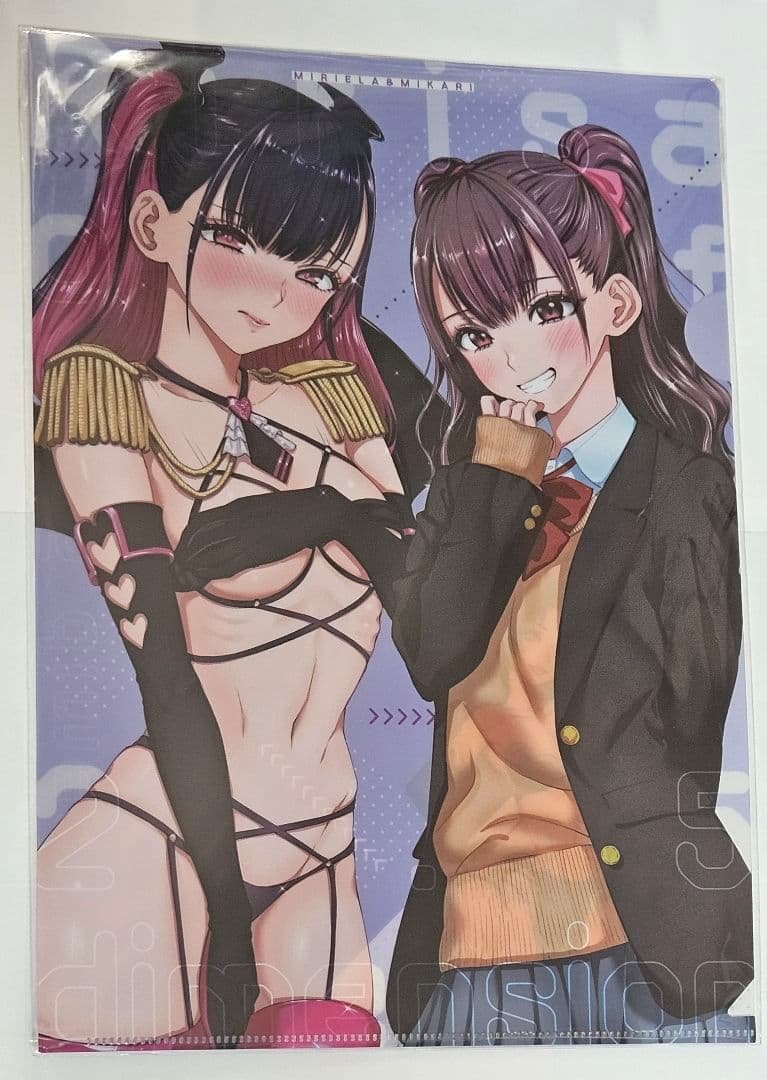 2.5次元の誘惑 クリアファイル 橘美花莉 2.5次元の誘惑_A4シングルクリアファイル 橘美花莉／水着×バブルガン